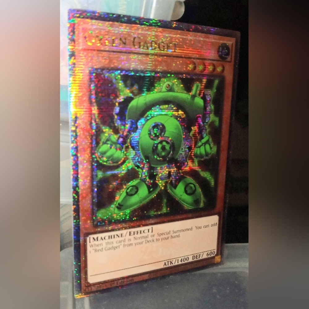 Green Gadget Quarter Century Secret Rare MP24-EN014 25th Anniversary 1st Edition